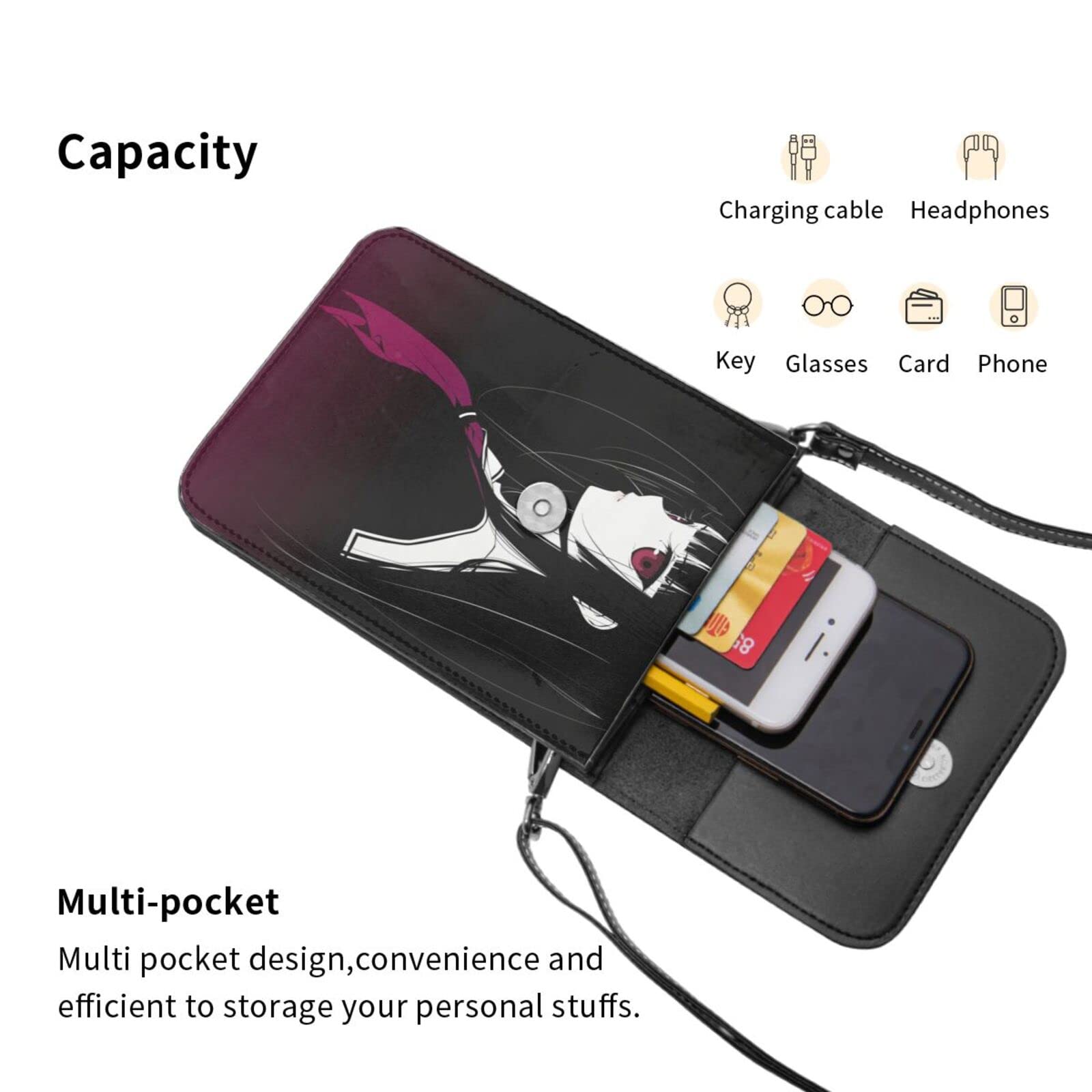 専用です【新品】地獄少女⛩ポーチ ＋iPhoneケース Amazon.co.jp: スマートフォンポーチ 地獄少女 閻魔あい ケース